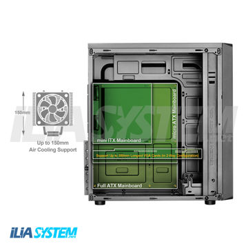 کیس کامپیوتر گرین مدل AVA Plus