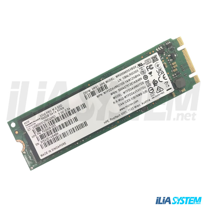 اس اس دی M2 اینترنال HPE 960GB M.2 2280 MICRON 5300 PRO