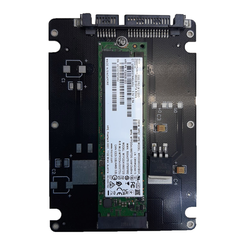 اس اس دی M2 اینترنال HPE 960GB SSD SATA M.2 به همراه باکس SATA 2.5 اینچی SFF