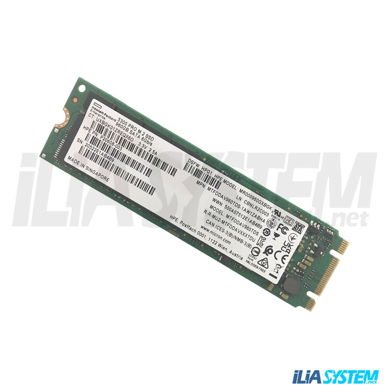 اس اس دی M2 اینترنال HPE 960GB SSD SATA M.2 به همراه باکس SATA 2.5 اینچی SFF